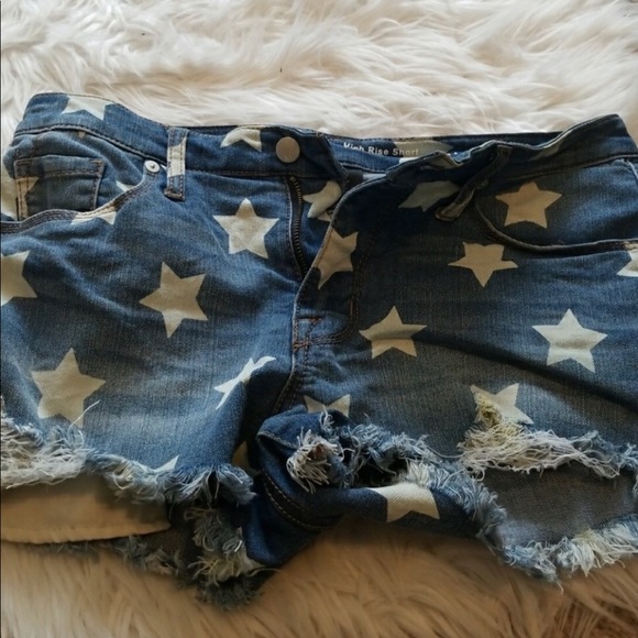 Mossimo Supply Co. Pants - Mossimo- Star Printed Jean Shorts
